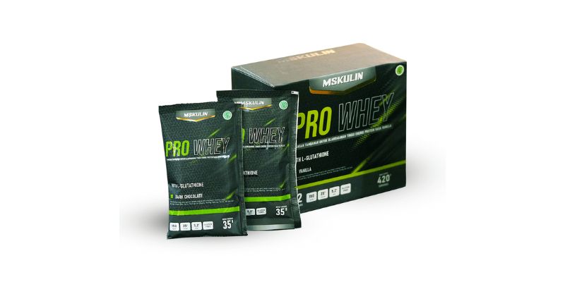 MSKULIN WHEY PROTEIN dari MS GLOW FOR MEN