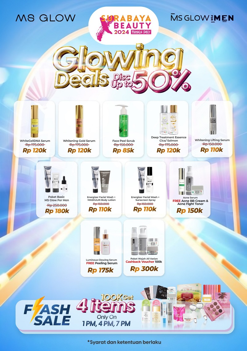 MS GLOW di Surabaya X Beauty 2024/MS GLOW
