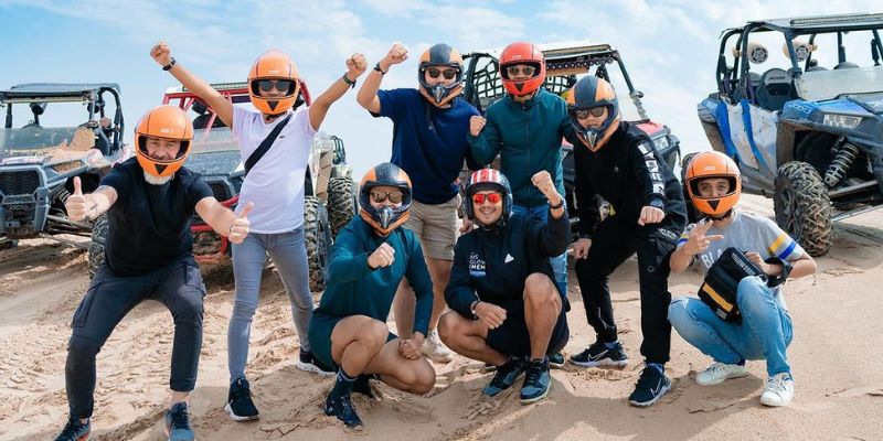 Gaspolmen Goes To Qatar! Keseruan Tim MS GLOW FOR MEN Dukung Marquez Bersaudara di Sirkuit Losail