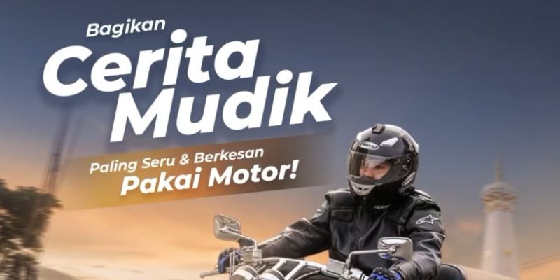 Bagikan Cerita Mudik Naik Motor/Instagram MS GLOW FOR MEN